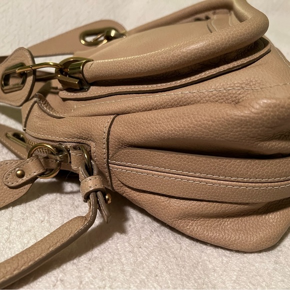 Chloe Mini Paraty, beige, 2-way leather bag - Picture 8 of 16